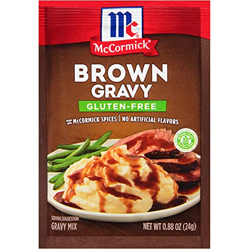 Mccormick Gluten Free Brown Gravy Mix, 0.88 Oz Pack Of 12