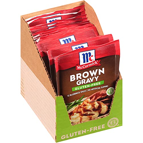 Mccormick Gluten Free Brown Gravy Mix, 0.88 Oz Pack Of 12