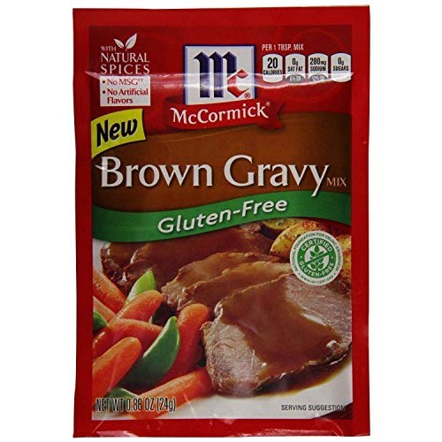 Mccormick Gluten-Free Brown Gravy Mix .88 Oz Pack Of 3
