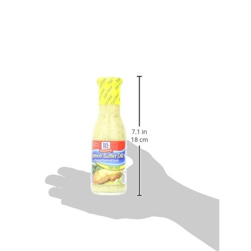 Mccormick Golden Dipt Lemon Butter Dill Fat Free Seafood Sauce,