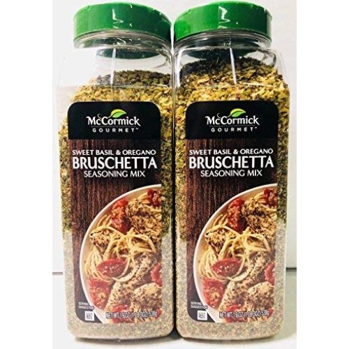 Mccormick Gourmet Bruschetta Seasoning Mix, Sweet Basil &Amp; Oregan