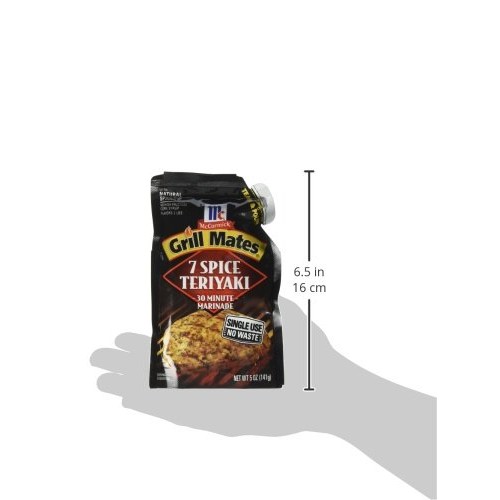 Mccormick Grill Mates 7 Spice Teriyaki Single Use Marinade, 5 Oz