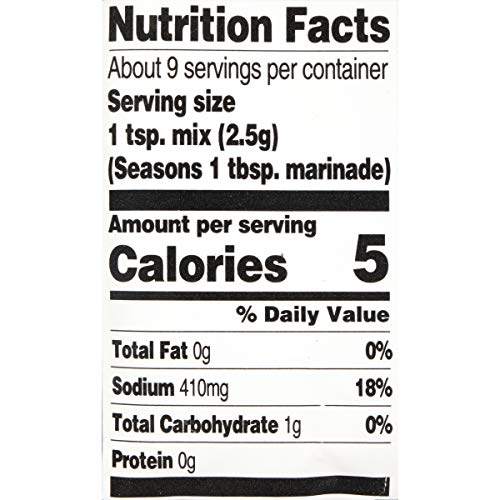 Mccormick Grill Mates Garlic, Herb &Amp; Wine Marinade, 0.87 Oz Pac