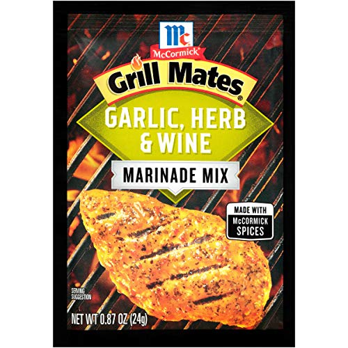 Mccormick Grill Mates Garlic, Herb &Amp; Wine Marinade, 0.87 Oz Pac