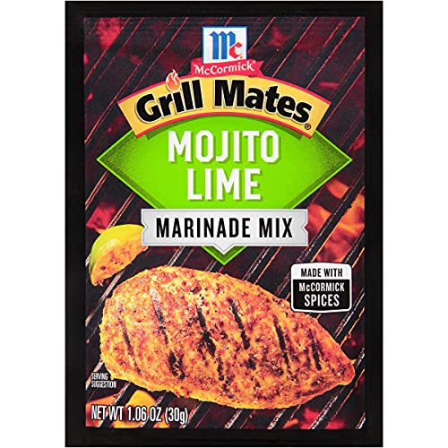Mccormick Grill Mates Mojito Lime Marinade Mix, 1.06 Oz, Pack Of 12