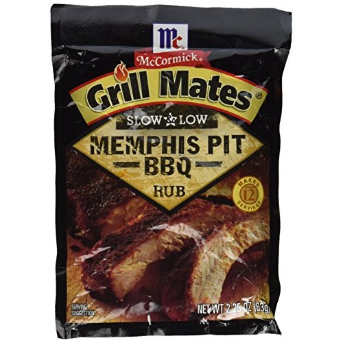 Mccormick Grill Mates Slow &Amp; Low Memphis Bbq Rub, 2.25 Oz Pack