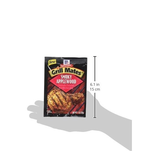 Mccormick Grill Mates Smoky Applewood Marinade, 1 Oz,Pack Of 12