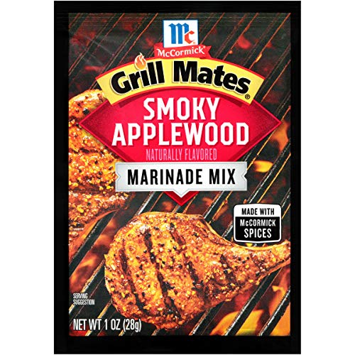 Mccormick Grill Mates Smoky Applewood Marinade, 1 Oz,Pack Of 12