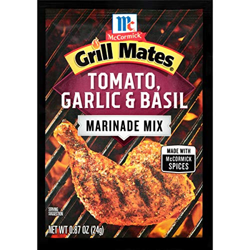 Mccormick Grill Mates Tomato, Garlic &Amp; Basil Marinade Mix, 0.87