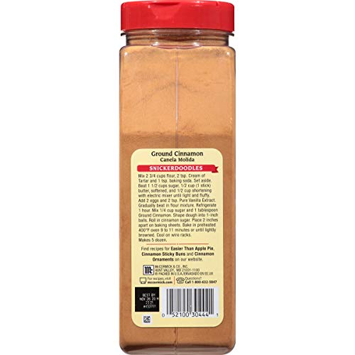 Mccormick Ground Cinnamon, 18 Ounce Pack Of 1
