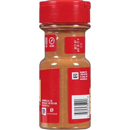 Mccormick Ground Cinnamon Sweet Spice, 2.37 Ounce Pack Of 6