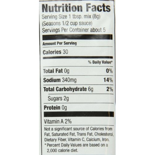 McCormick Italian Mushroom Spaghetti Sauce Mix, 1.5 oz Pack of 12