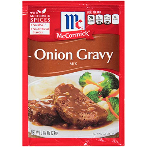Mccormick Onion Gravy Mix, 0.87 Oz, Pack Of 12