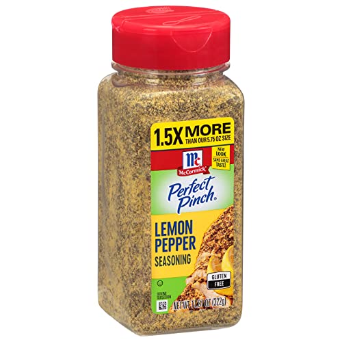 McCormick Perfect Pinch Lemon Pepper Seasoning, 11.37 oz Packag...