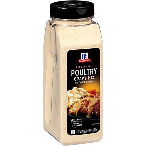 Mccormick Premium Poultry Gravy Mix, 20 Ounce Pack Of 1