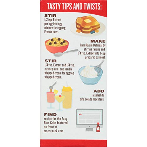 Mccormick Rum Extract, 1 Fl Oz