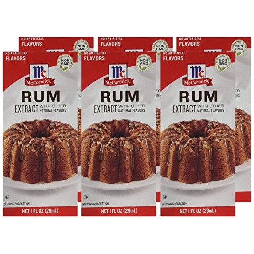 Mccormick Rum Extract With Other Natural Flavors, 1 Fl Oz, Pack