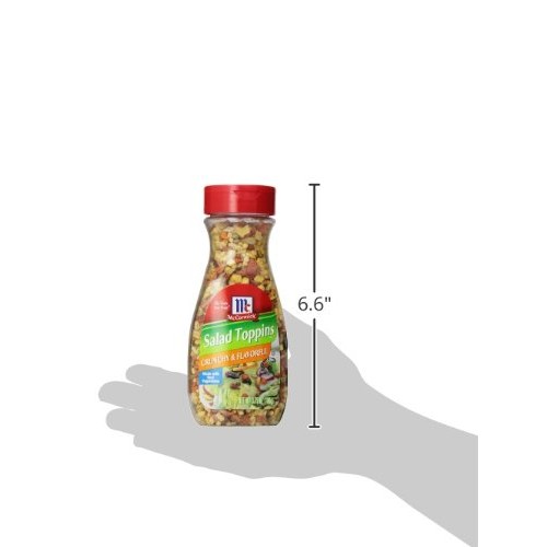 Mccormick, Salad Toppins, Crunchy &Amp; Flavorful, 3.75Oz Bottle Pa