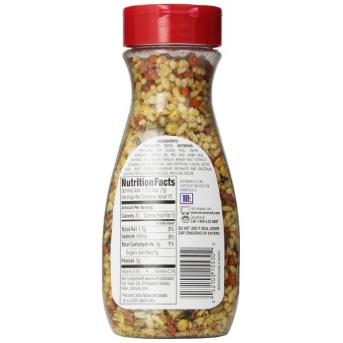 Mccormick, Salad Toppins, Crunchy &Amp; Flavorful, 3.75Oz Bottle Pa