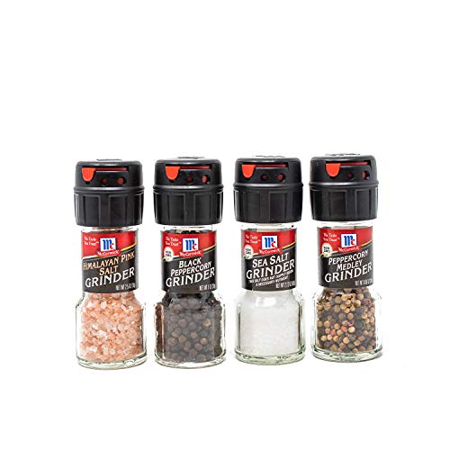 McCormick Salt & Pepper Grinder Variety Pack Himalayan Pink Sal...