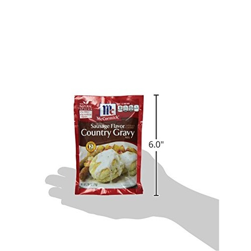 Mccormick Sausage Flavor Country Gravy Mix, 2.64 Oz