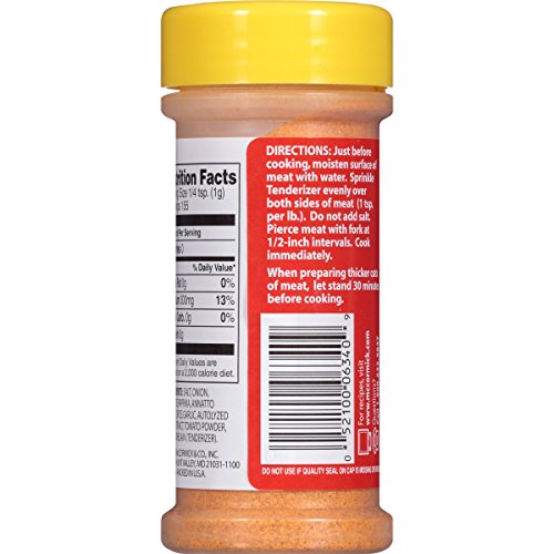 Mccormick Seasoned Meat Tenderizer, 5.5 Oz