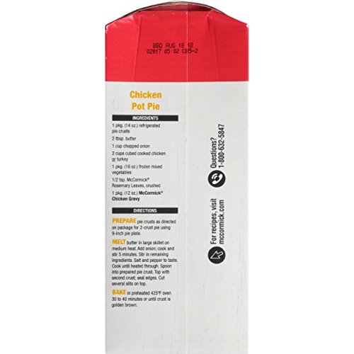 Mccormick Simply Better Chicken Gravy, 12 Oz, Pack Of 8