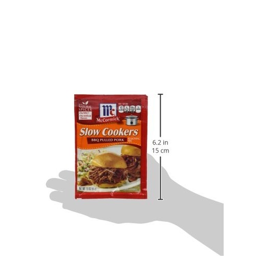 Mccormick Slow Cookers: Bbq Pulled Pork Pack Of 4 1.6 Oz Packets