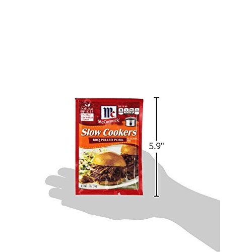 Mccormick Slow Cookers Bbq Pulled Pork Seasoning Mix, 1.6 Oz Pa