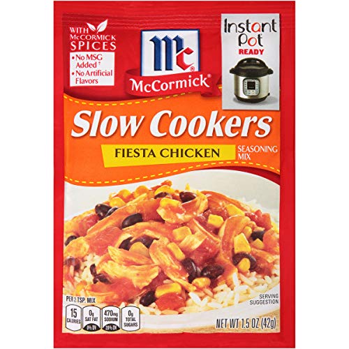 Mccormick Slow Cookers Fiesta Chicken Seasoning Mix, 1.5 Oz Pa