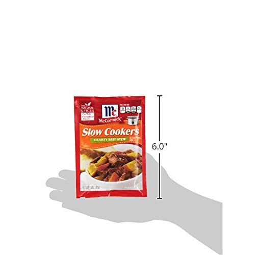 Mccormick Slow Cookers Hearty Beef Stew Seasoning Mix, 1.5 Oz