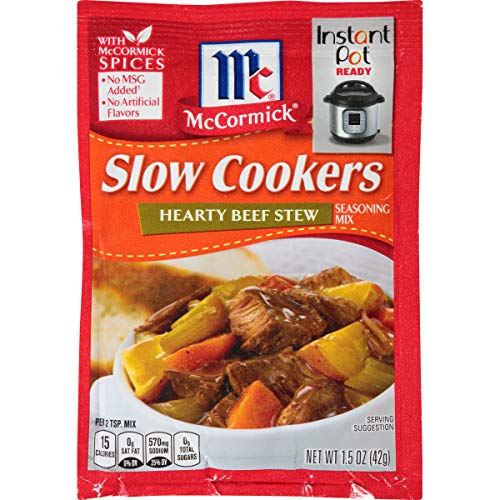 Mccormick Slow Cookers Hearty Beef Stew Seasoning Mix, 1.5 Oz P