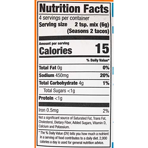 McCormick Street Taco Carne Asada 0.87 oz Seasoning Mix