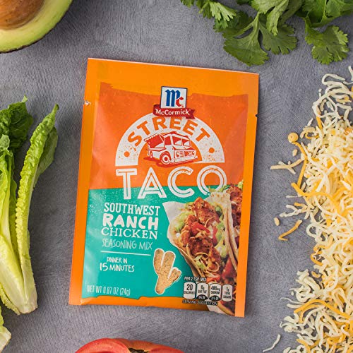 Mccormick Street Taco Southwest Ranch Chicken Seasoning Mix, 0.8
