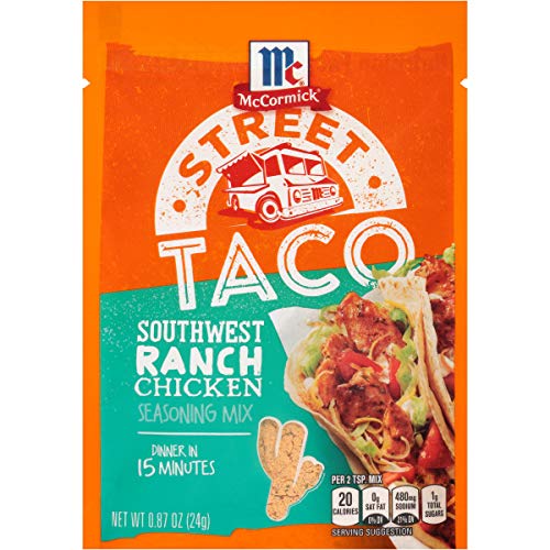 Mccormick Street Taco Southwest Ranch Chicken Seasoning Mix, 0.8