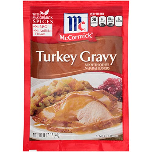 Mccormick Turkey Gravy Mix, 0.87 Ounce Pack Of 24