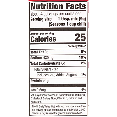 Mccormick White Chicken Chili Seasoning Mix, 1.25 Oz