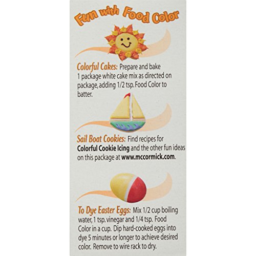 Mccormick Yellow Food Color, 1 Fl Oz Pack Of 1