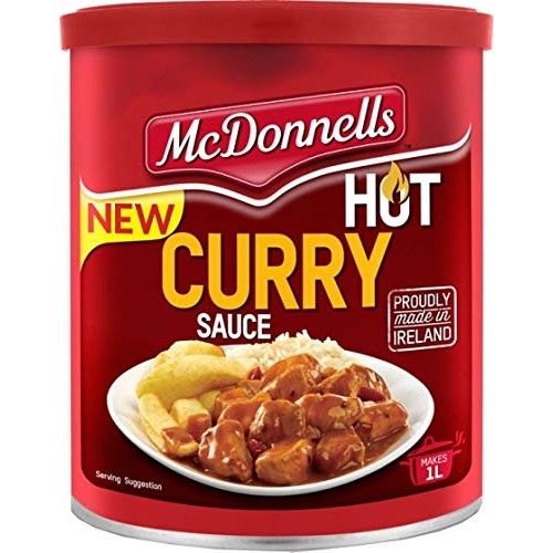McDonnells Hot Curry Sauce 250g Tub