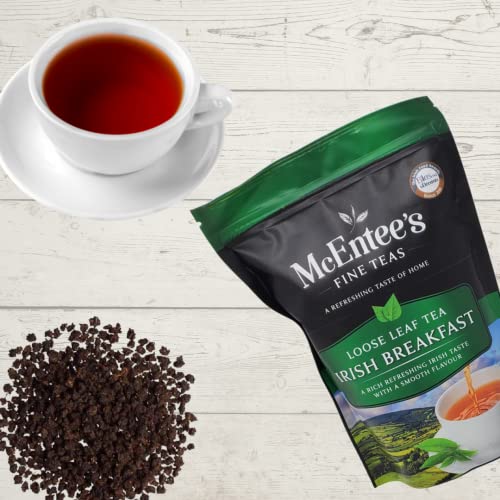 McEntees Irish Breakfast Tea 250g Bag – BLENDED IN IRELAND. STR...
