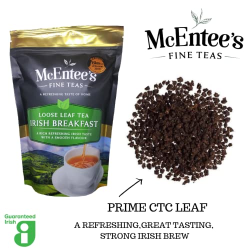 McEntees Irish Breakfast Tea 250g Bag – BLENDED IN IRELAND. STR...