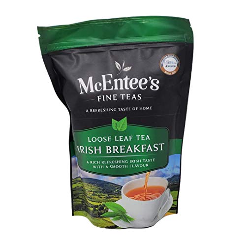 McEntees Irish Breakfast Tea 250g Bag – BLENDED IN IRELAND. STR...