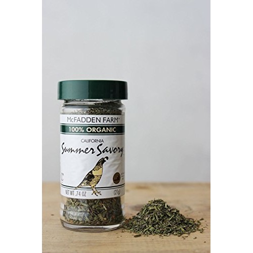 Mcfadden Farm Organic Summer Savory, Dried Herb, Grown And Packe