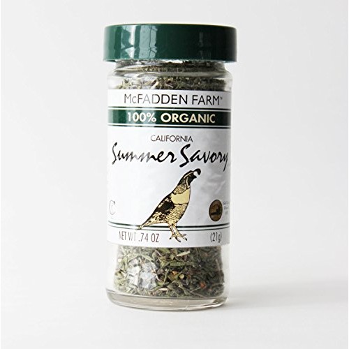Mcfadden Farm Organic Summer Savory, Dried Herb, Grown And Packe