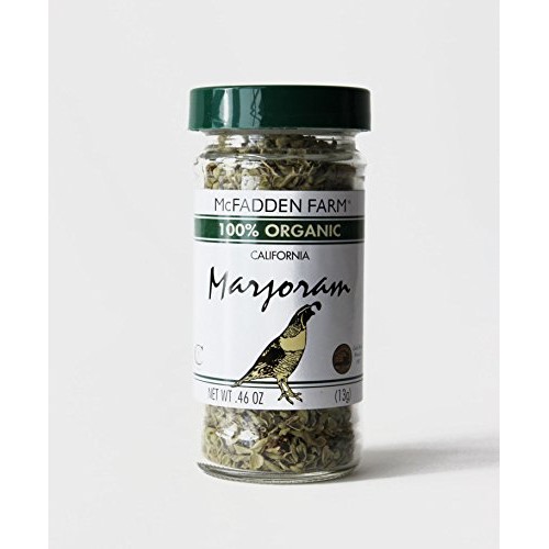Mcfadden Farm Organic Marjoram, Dried Herb, Grown And Packed In