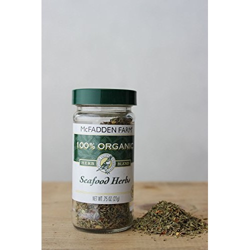 Mcfadden Farm Organic Seafood Herbs, Seasoning Blend, Grown And