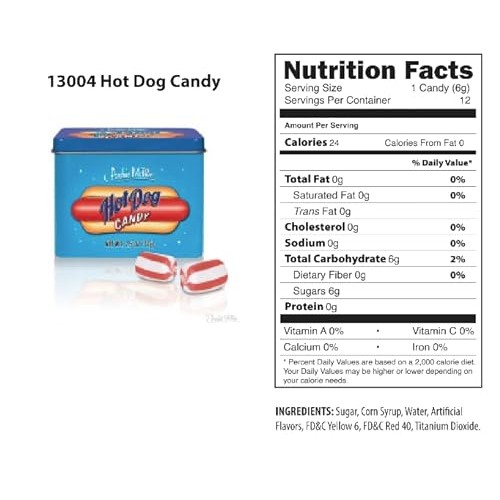 Mcphee HOT Dog Candy