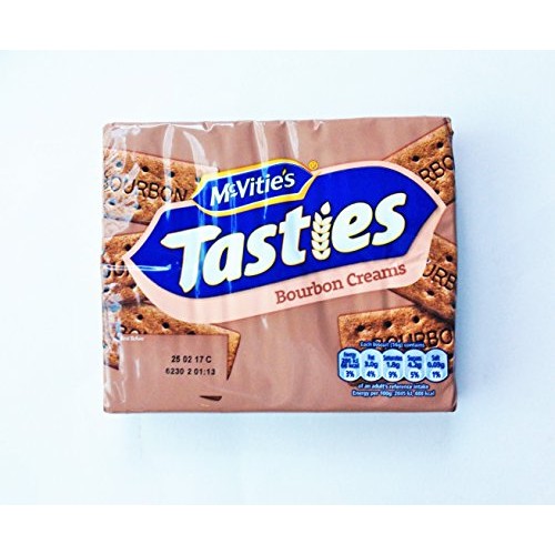 McVities Tasties Bourbon Creams, Chocolate sandwich biscuit coo...