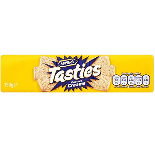 Mcvities Tasties Custard Creams 150G Pack of 6