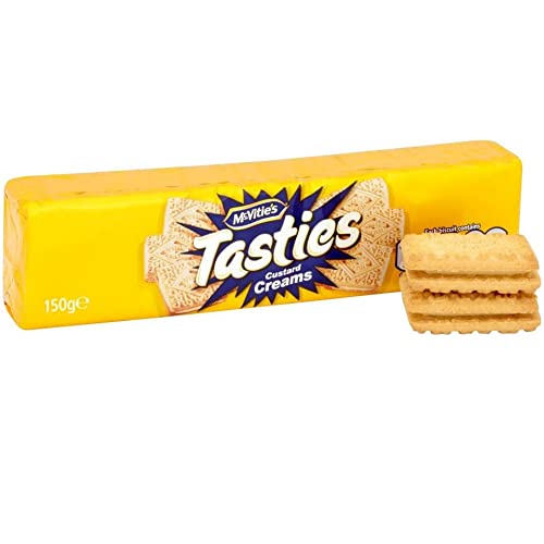 Mcvities Tasties Custard Creams 150G Pack of 6